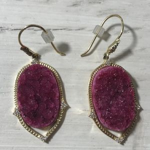 Stella & Dot charlotte druzy earings